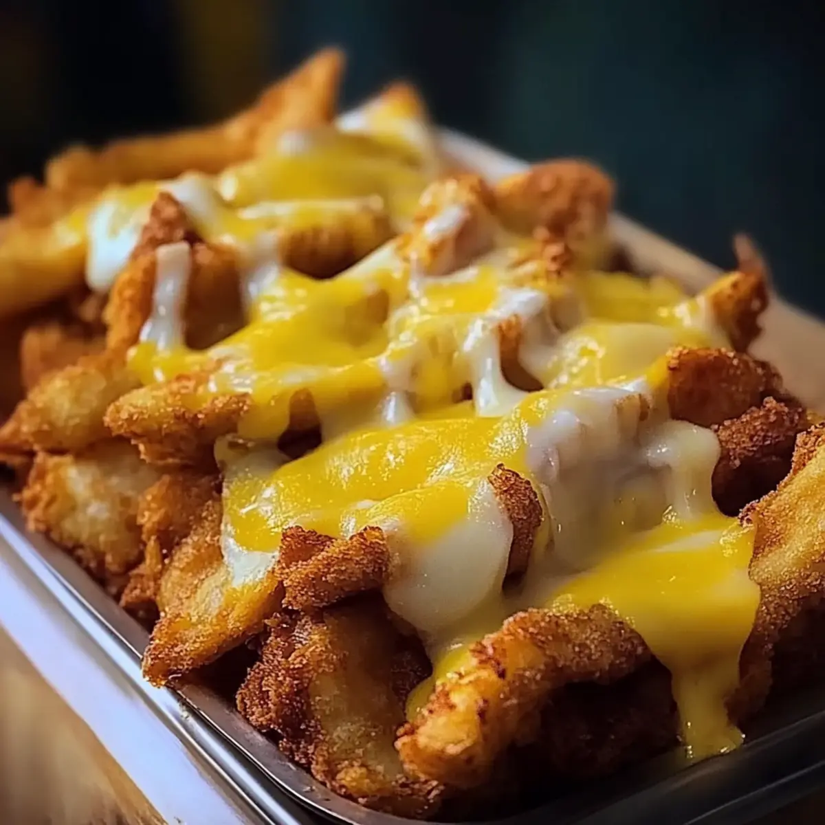 Cheesy Crispy Chicken Fries