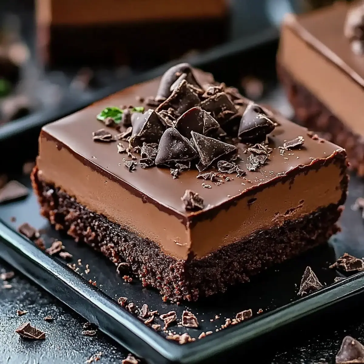 Chocolate Mousse Brownies