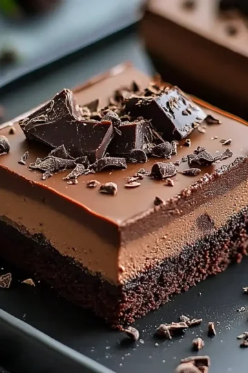 Chocolate Mousse Brownies