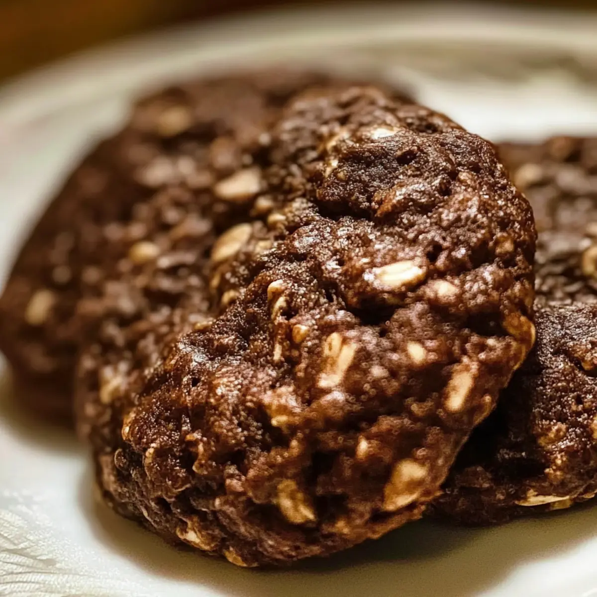 Chocolate Oatmeal Cookies
