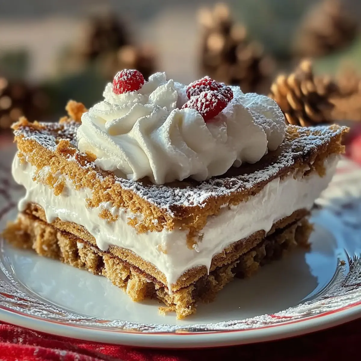 Christmas Cookie Lasagna