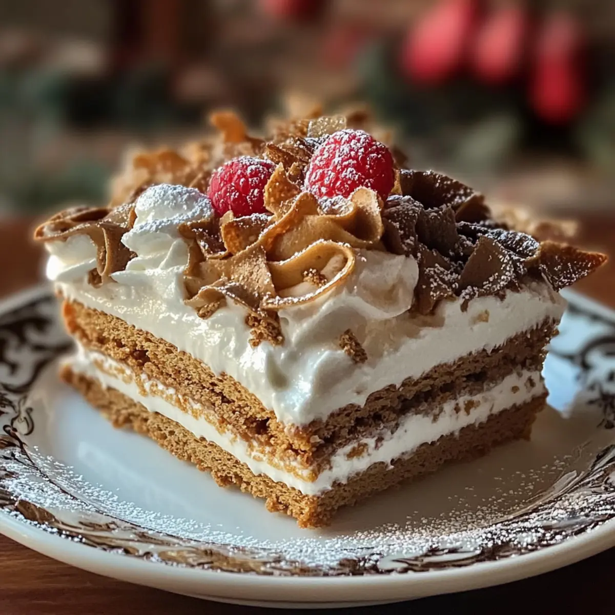 Christmas Cookie Lasagna