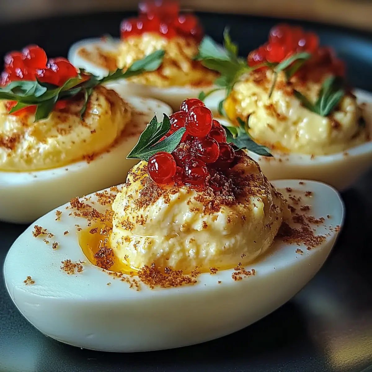 Christmas Deviled Eggs