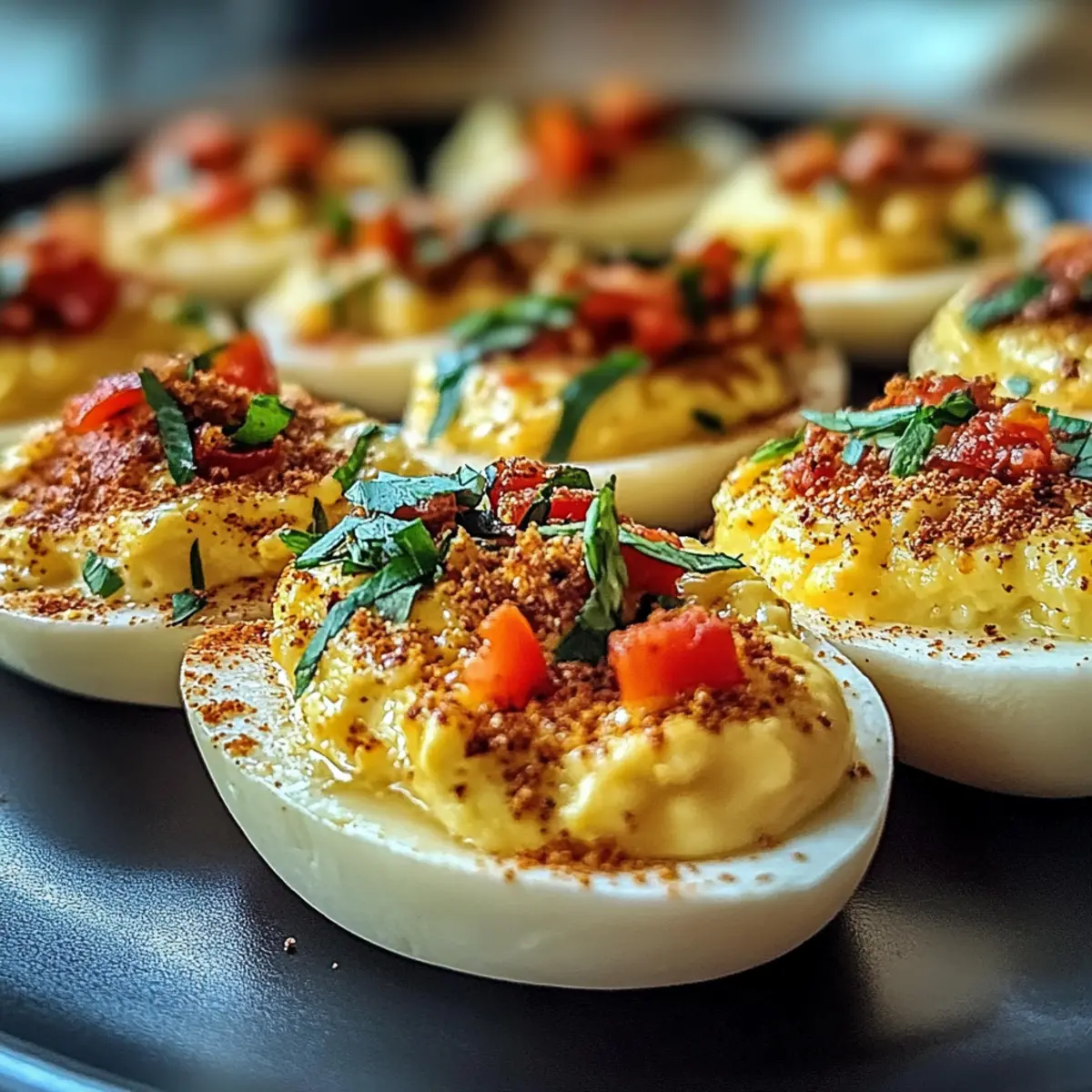 Christmas Deviled Eggs