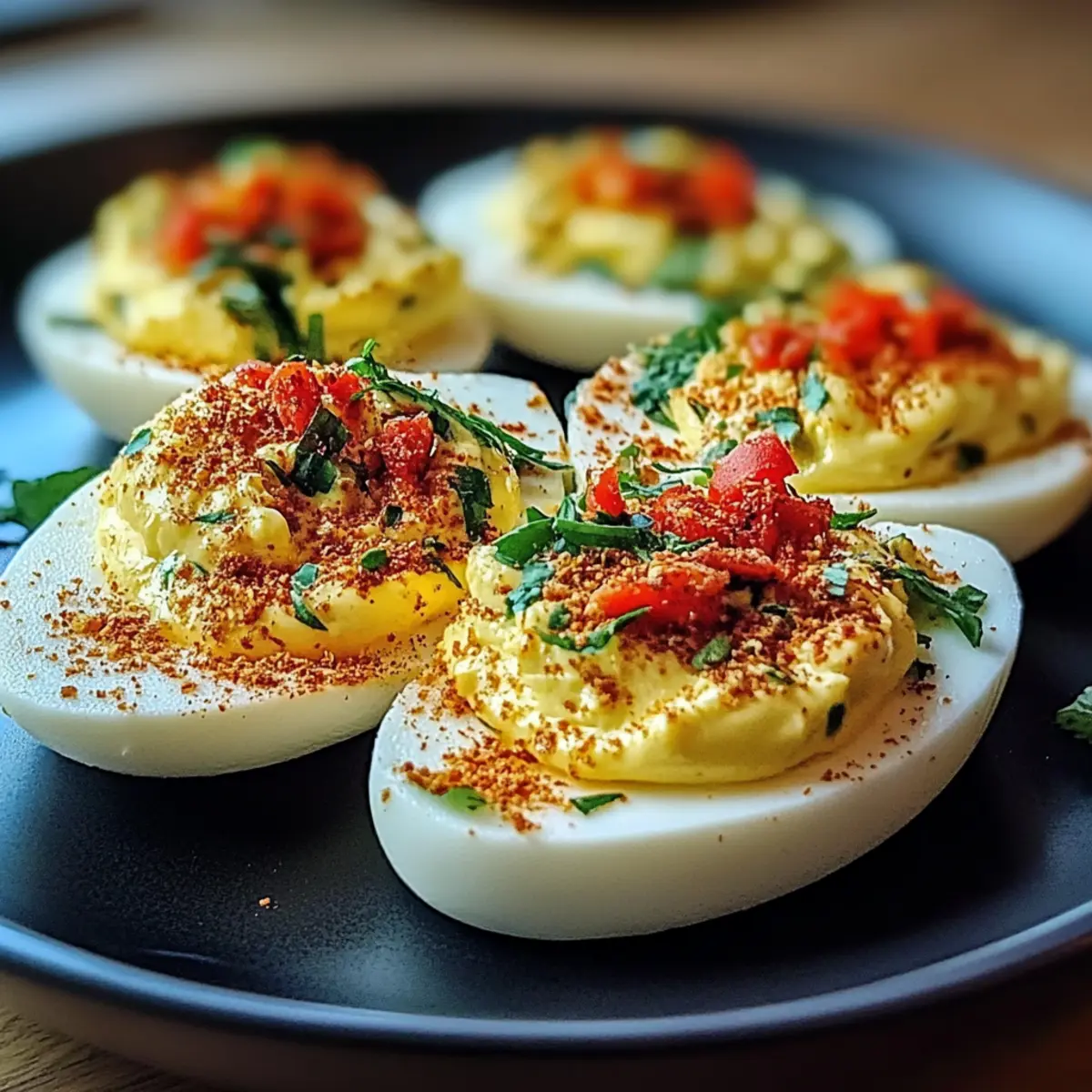 Christmas Deviled Eggs