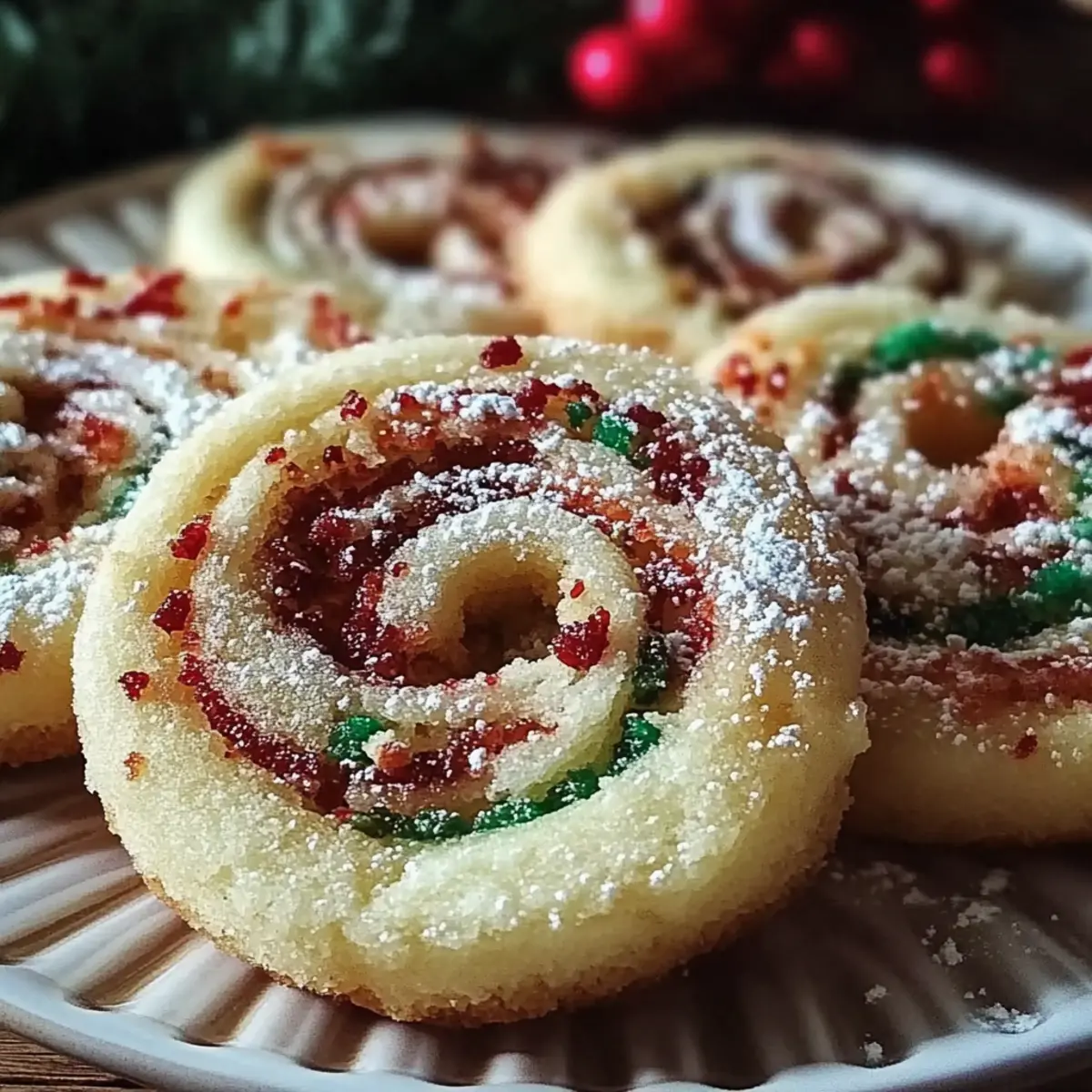 Christmas Pinwheel Cookies