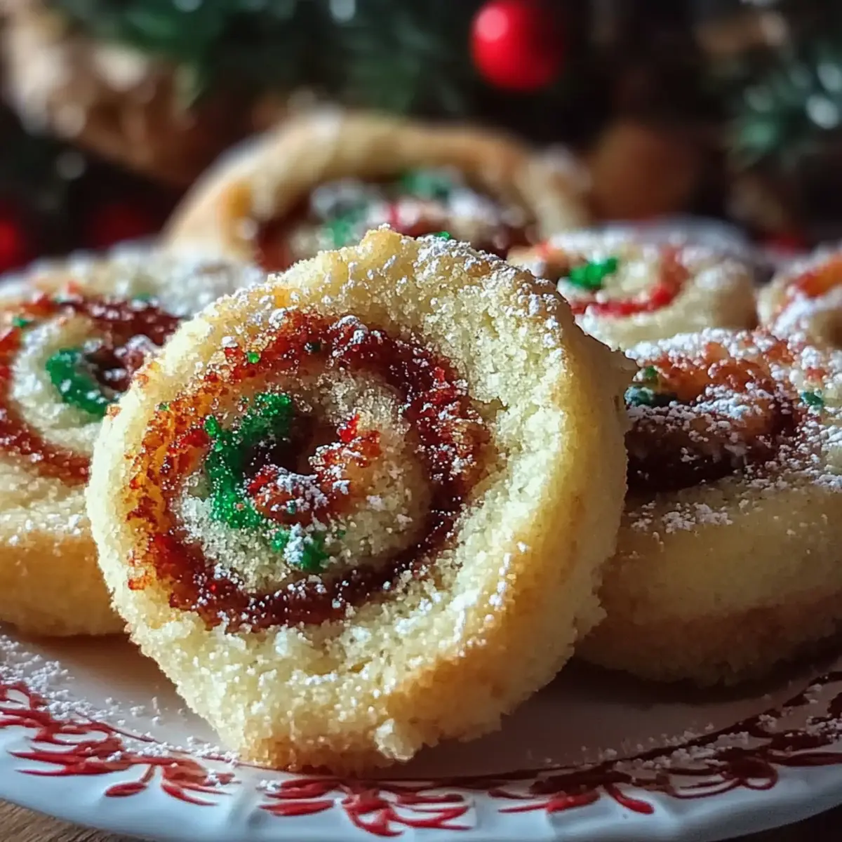 Christmas Pinwheel Cookies