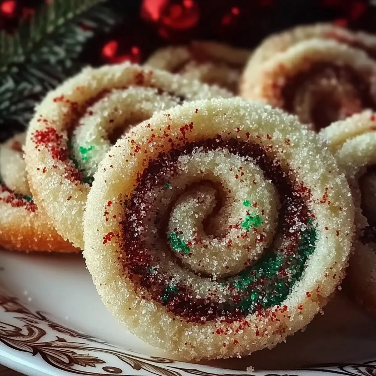 Christmas Pinwheel Cookies