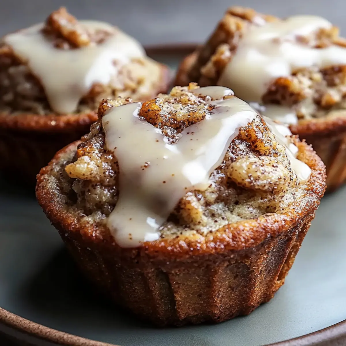 Cinnamon Roll Protein Muffins
