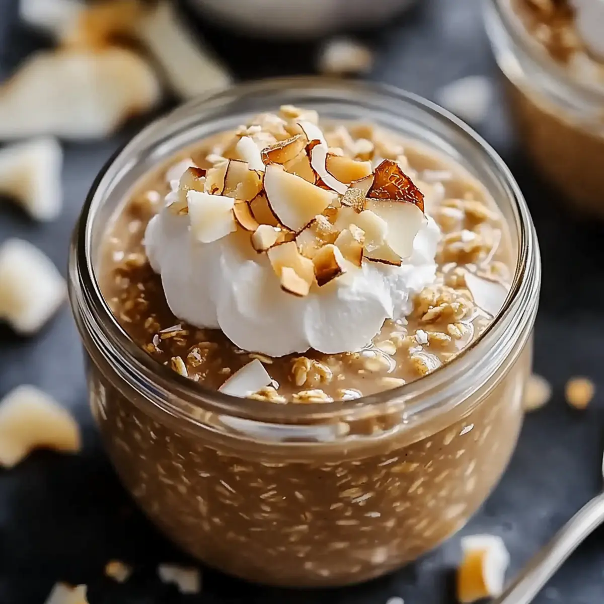 Coconut Cream Pie Overnight Oats