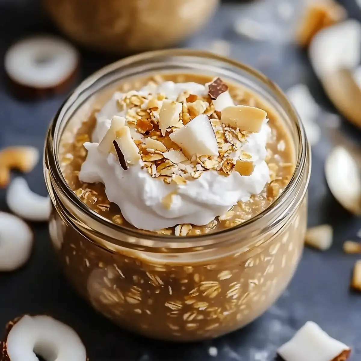 Coconut Cream Pie Overnight Oats