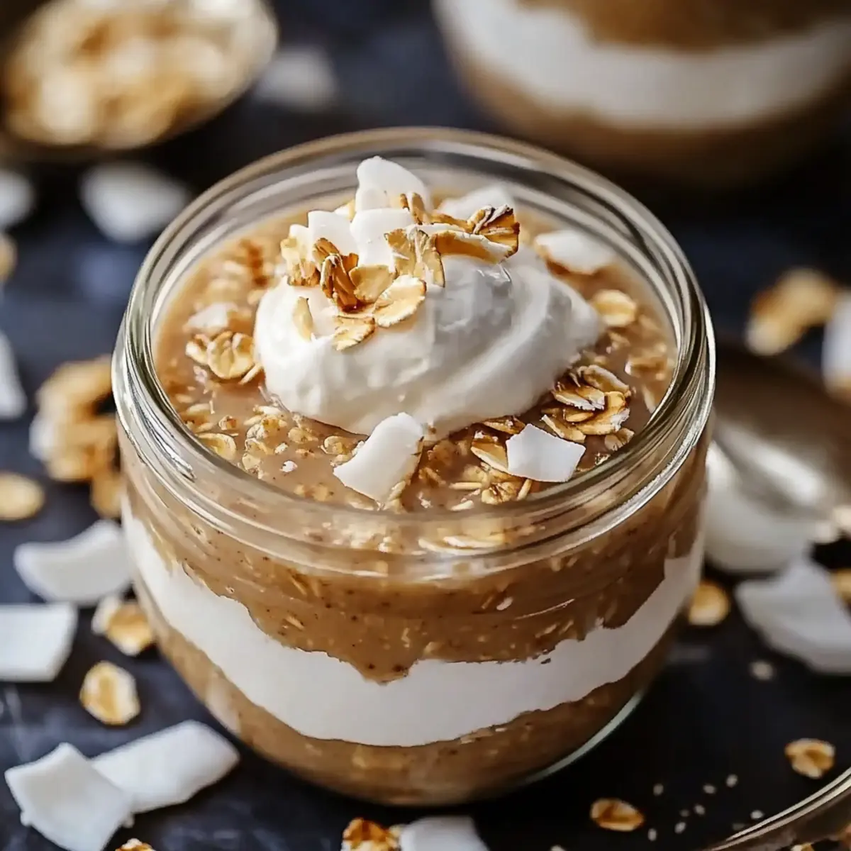 Coconut Cream Pie Overnight Oats