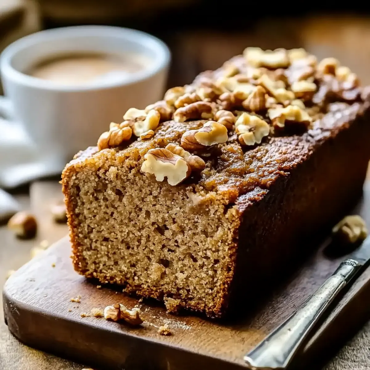 Coffee And Walnut Loaf