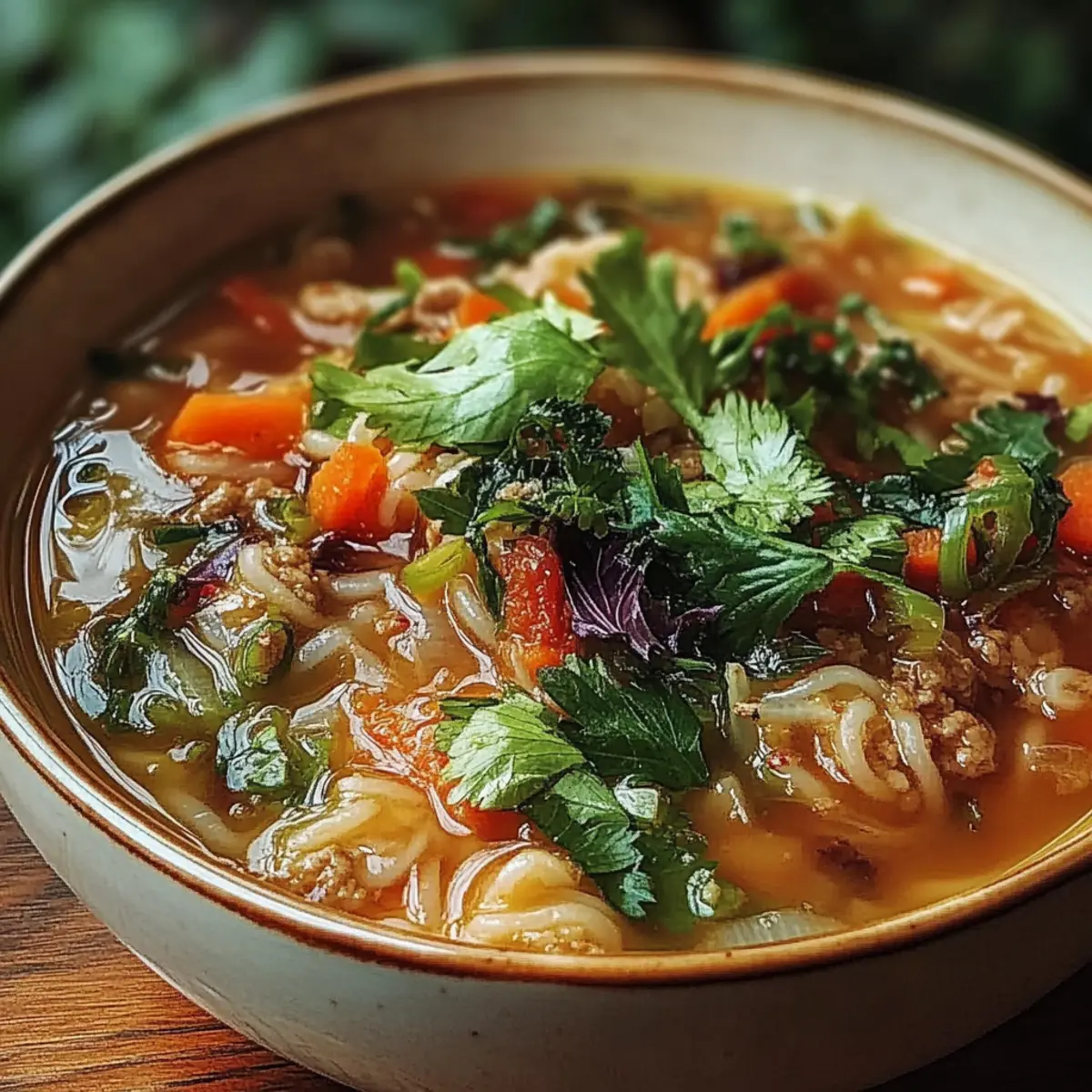 Cozy One-Pot Egg Roll Soup