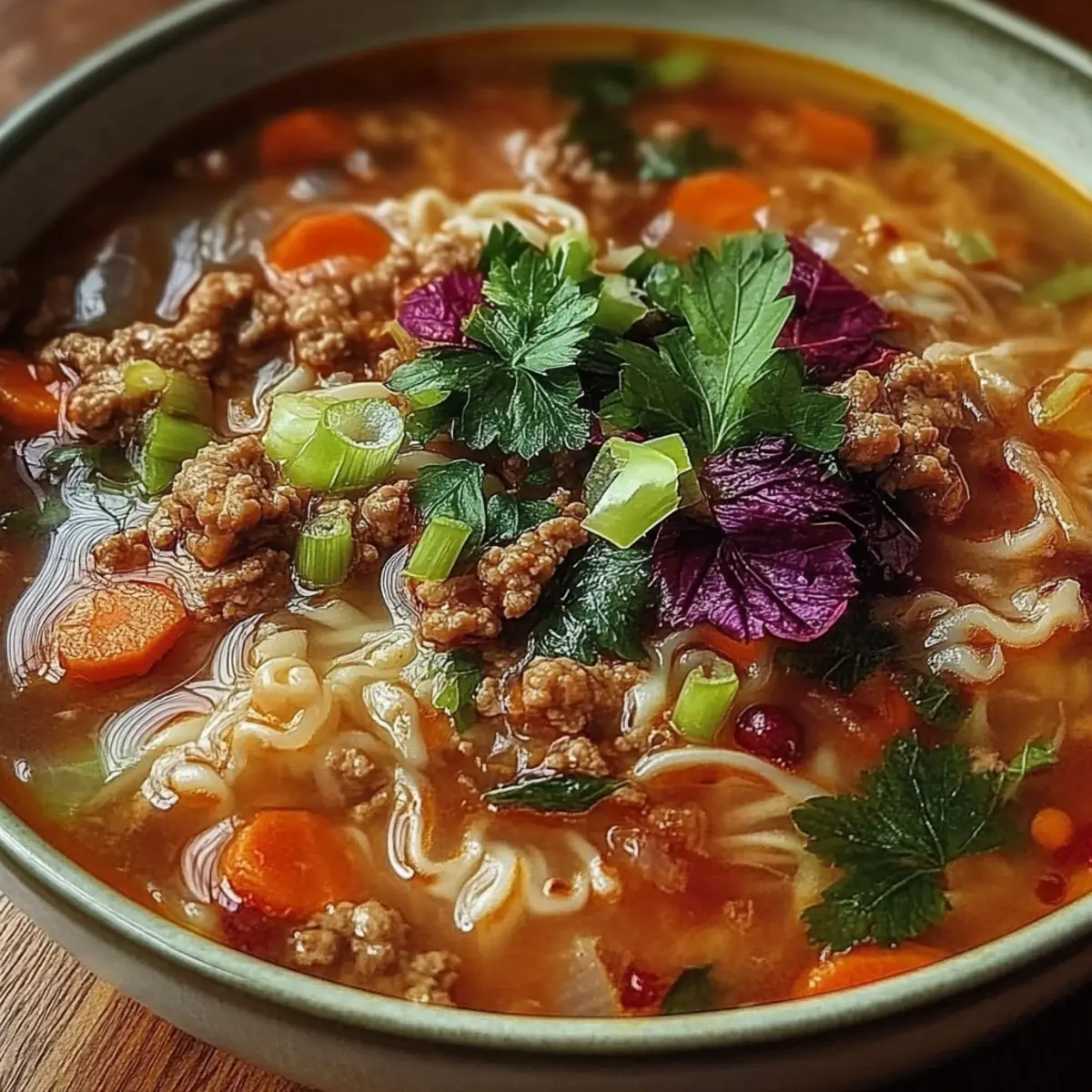 Cozy One-Pot Egg Roll Soup