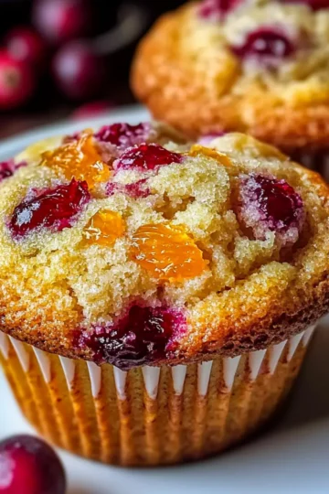 Cranberry Orange Breakfast Muffins