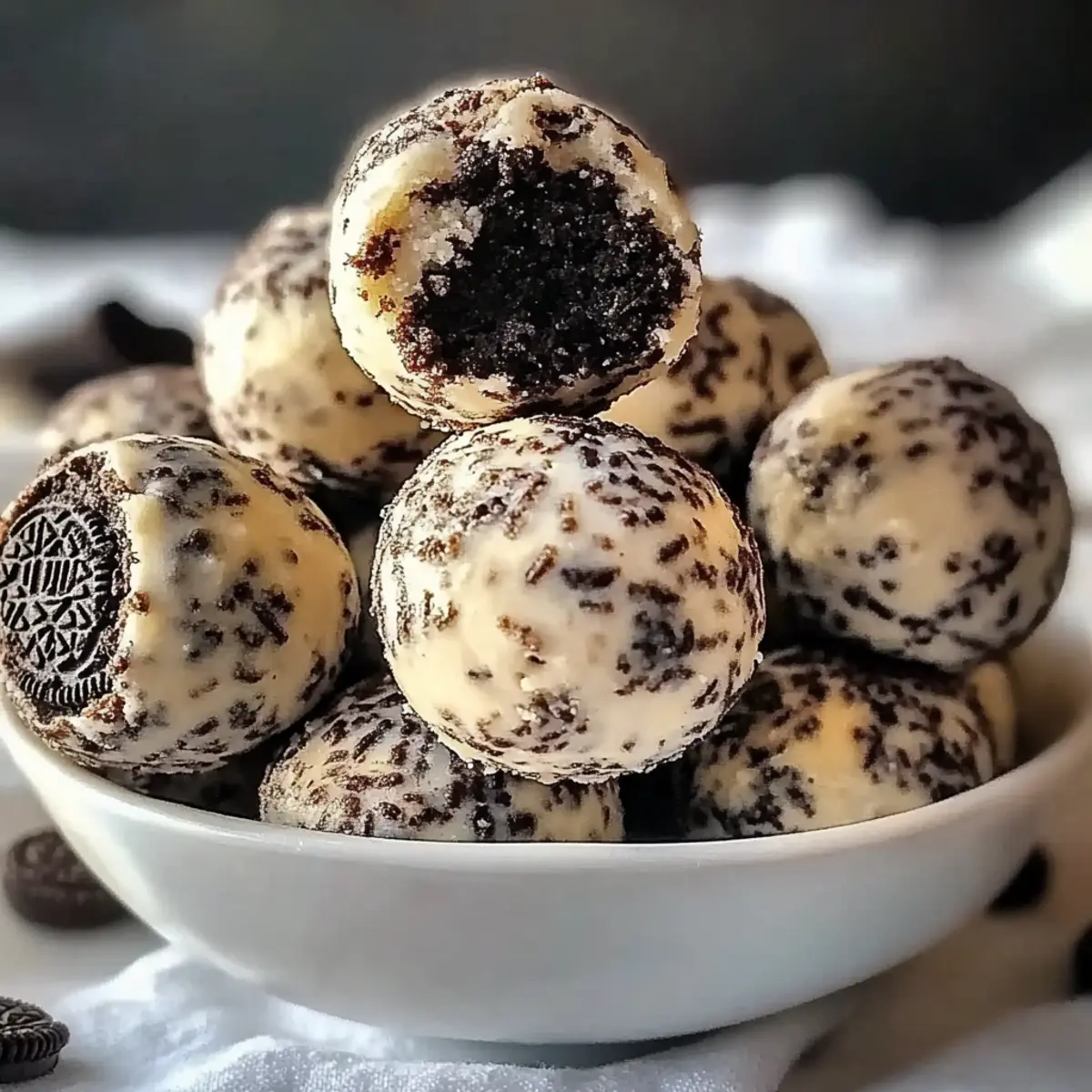 Cream Cheese Oreo Protein Balls