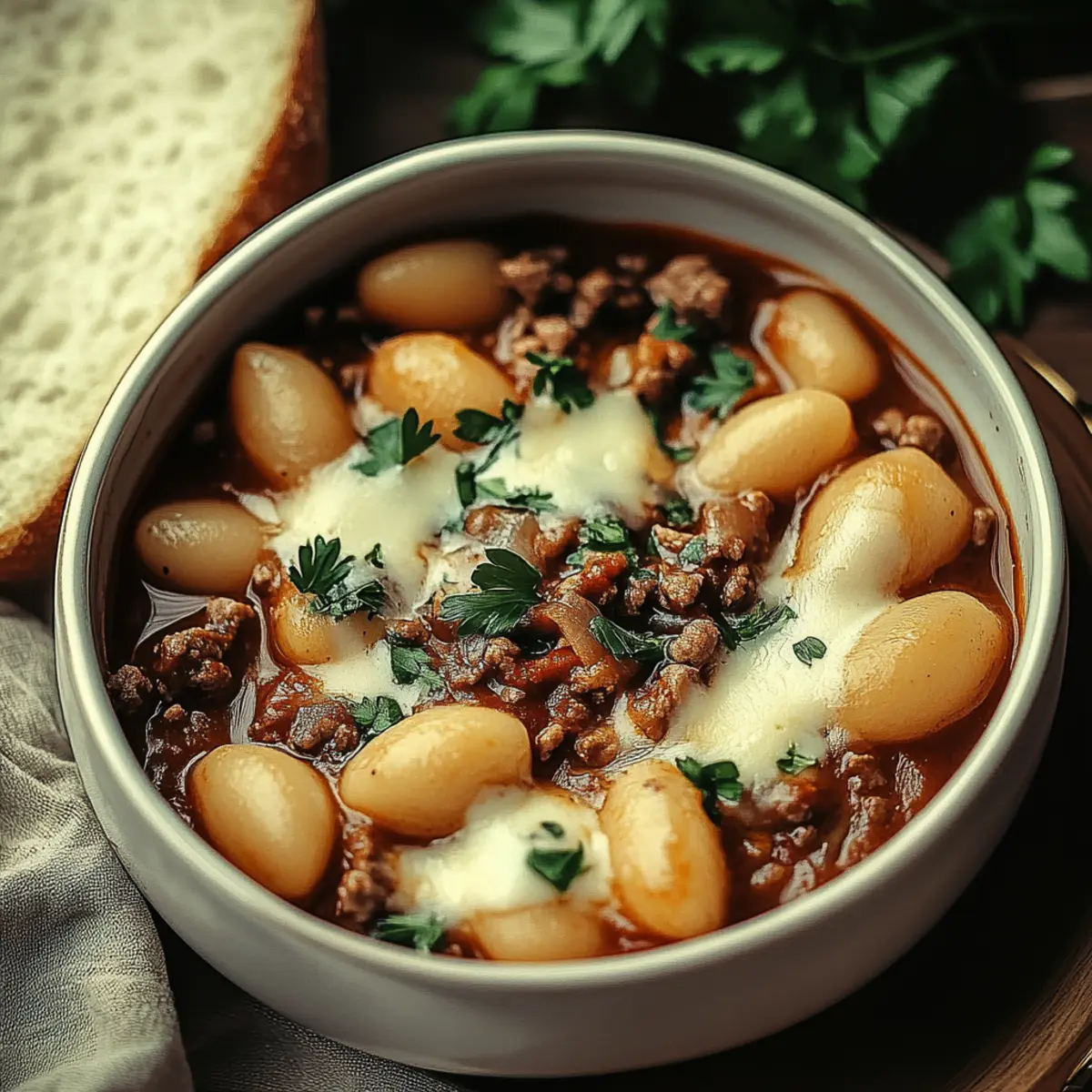 Creamy Beef and Shells