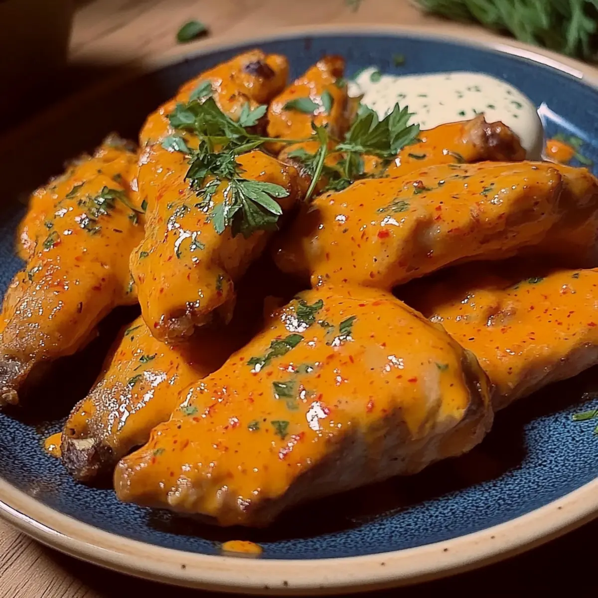 Creamy Buffalo Wings