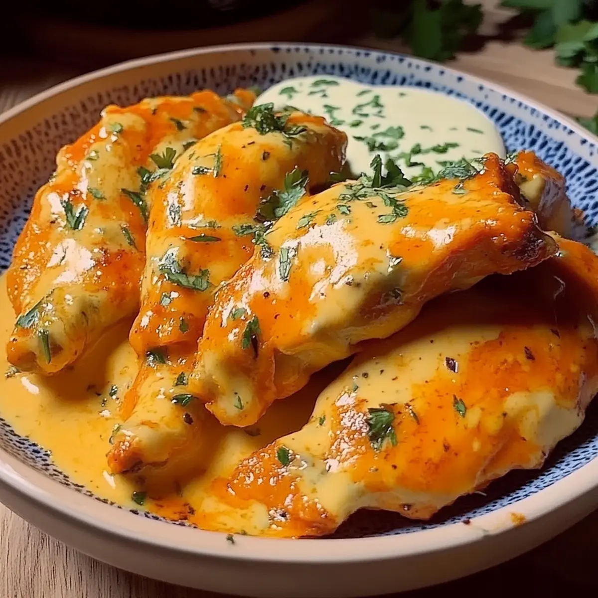Creamy Buffalo Wings