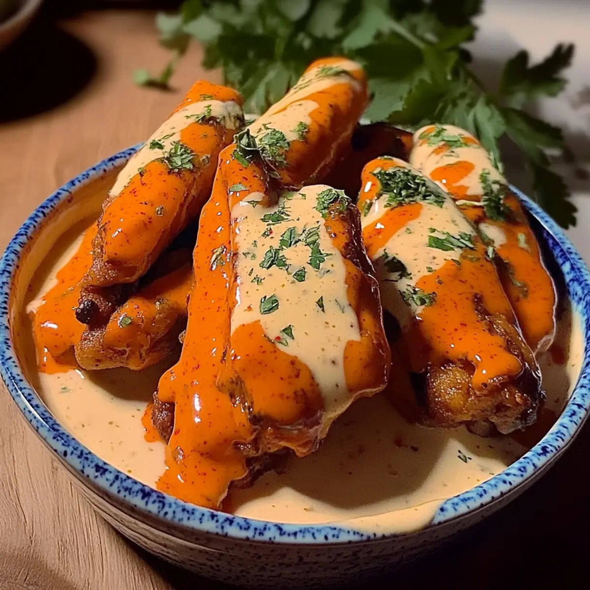 Creamy Buffalo Wings