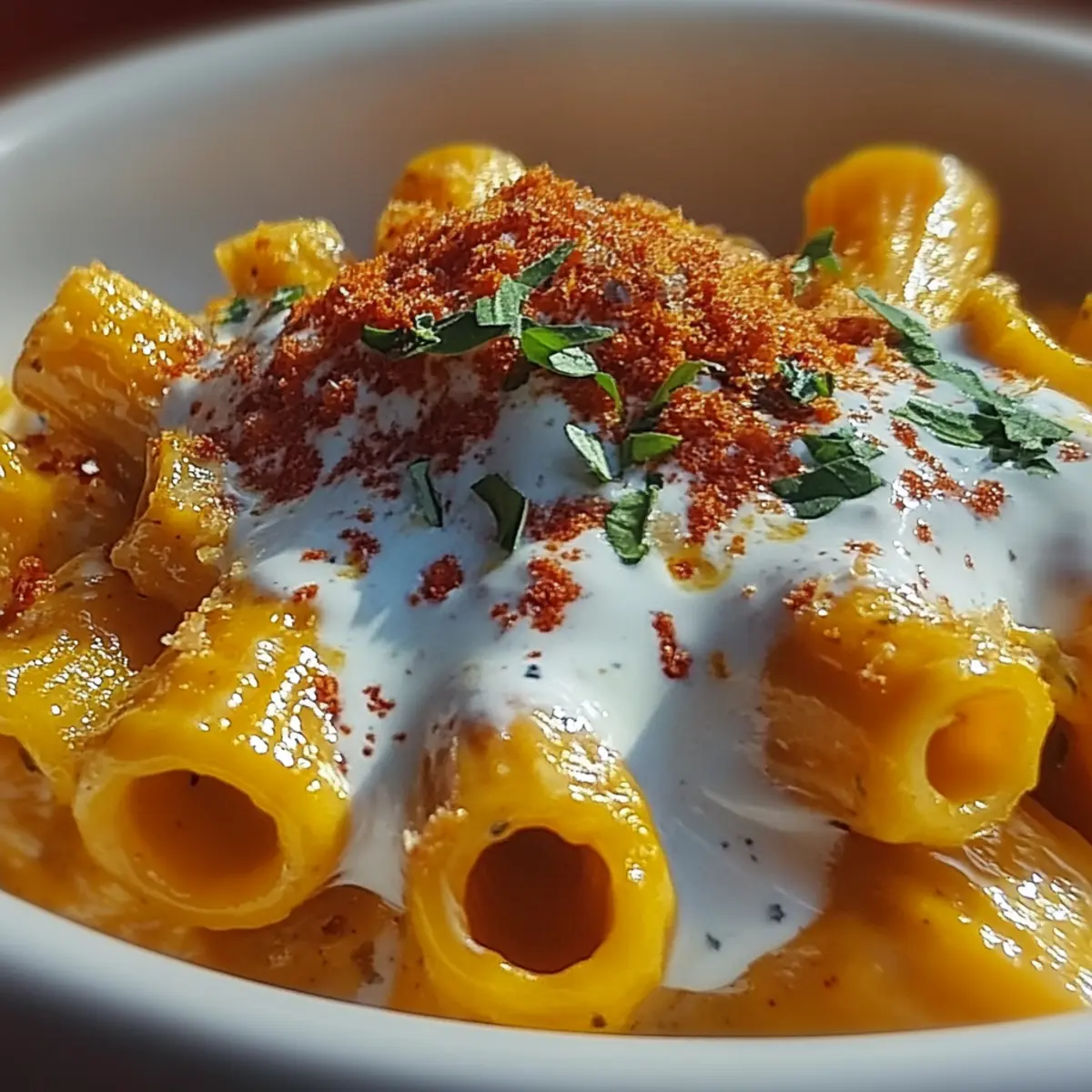 Creamy Burrata Tortiglioni