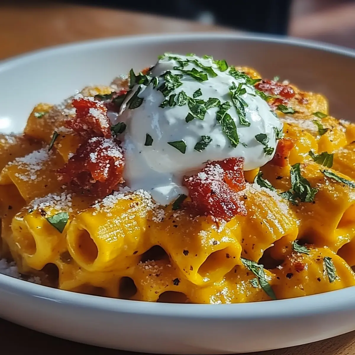 Creamy Burrata Tortiglioni