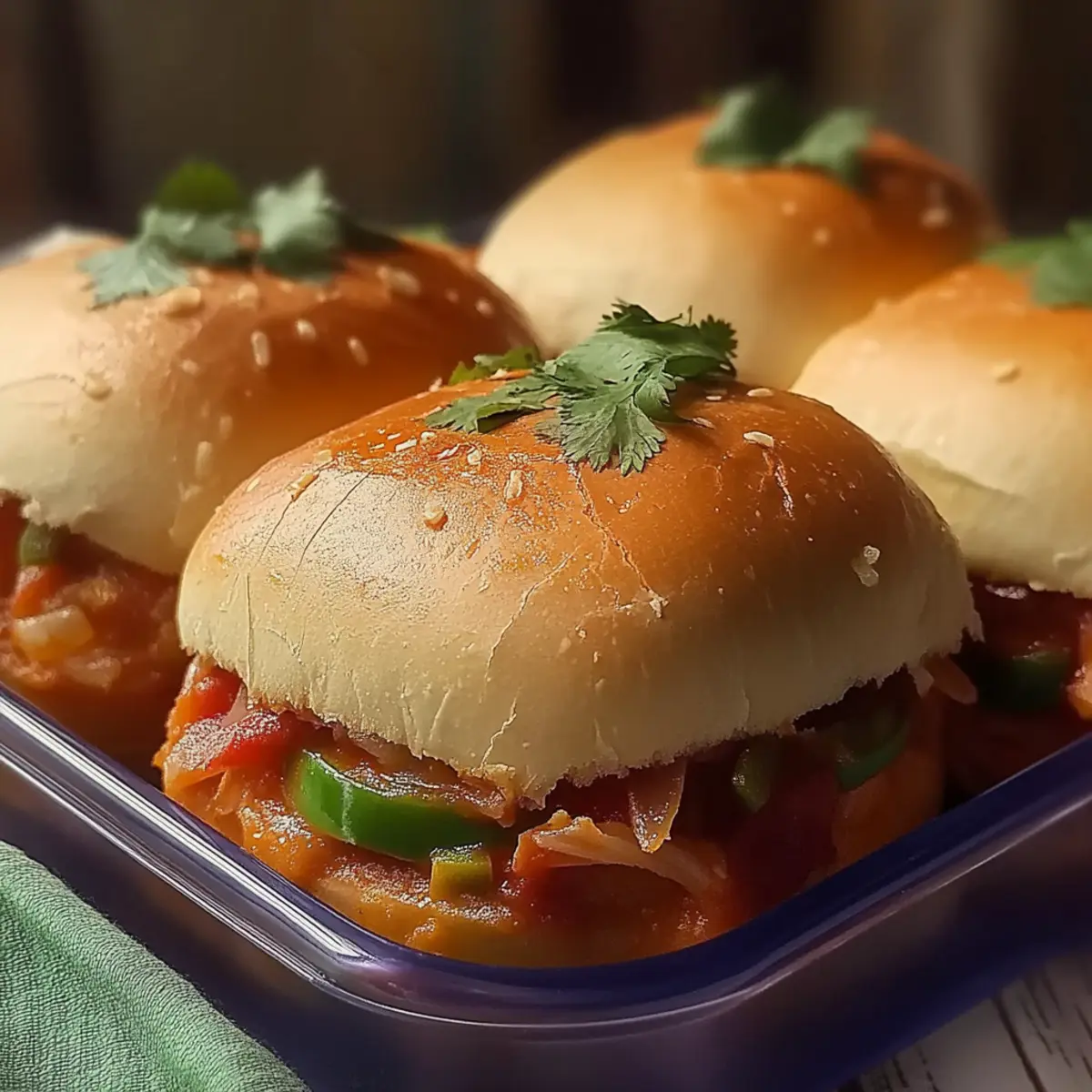 Creamy Chicken Fajita Sliders