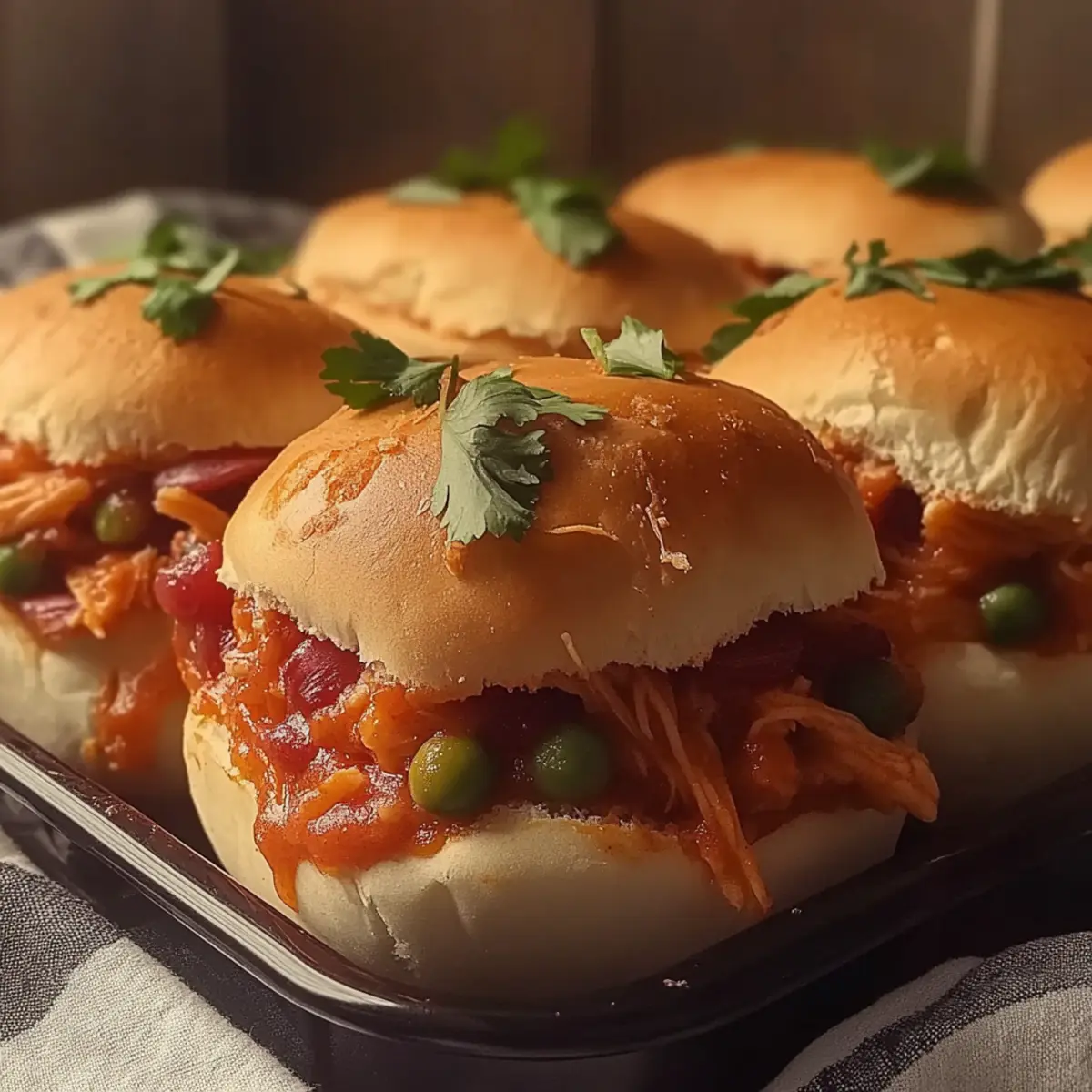 Creamy Chicken Fajita Sliders