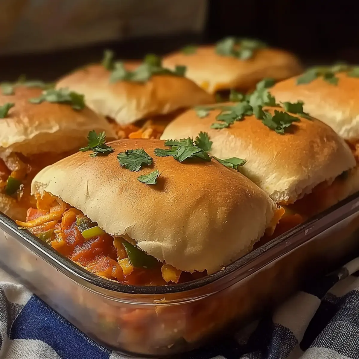 Creamy Chicken Fajita Sliders