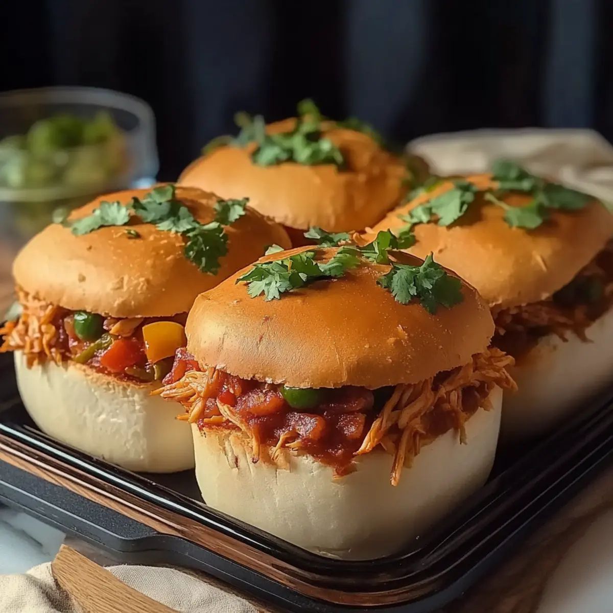Creamy Chicken Fajita Sliders