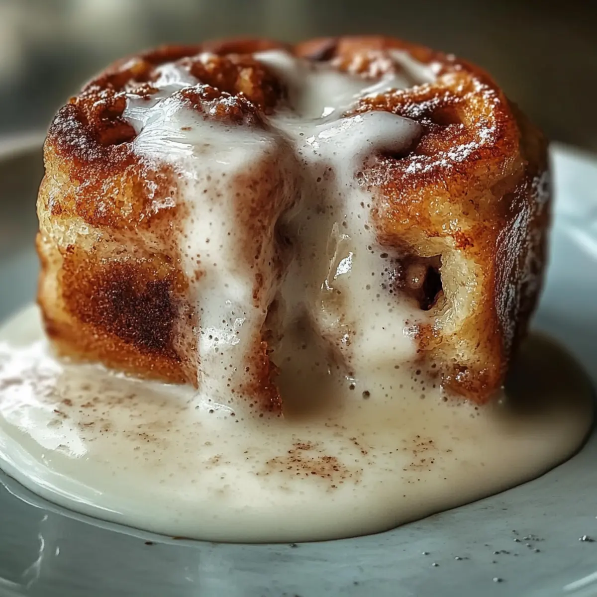 Creamy Eggnog Donut Bread Pudding