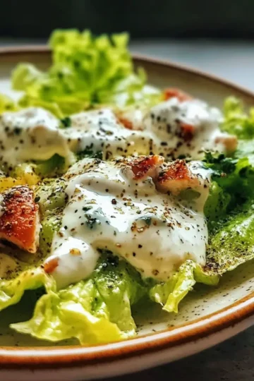 Creamy Greek Yogurt Caesar Dressing
