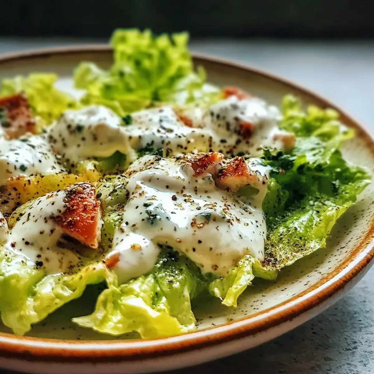 Creamy Greek Yogurt Caesar Dressing