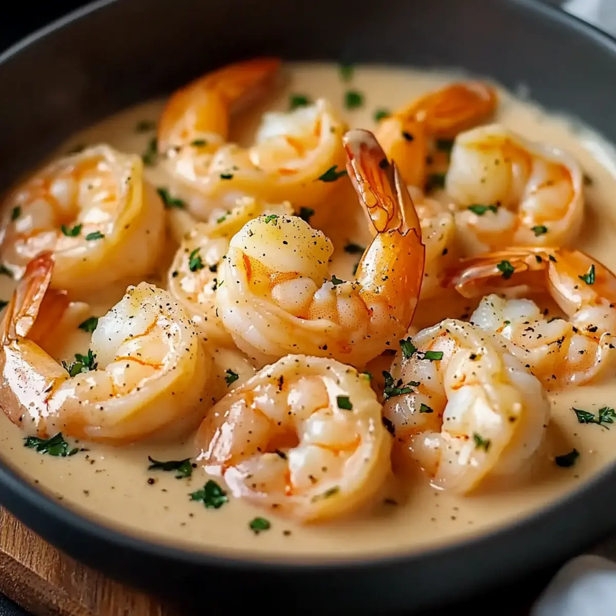 Creamy Shrimp Newburg