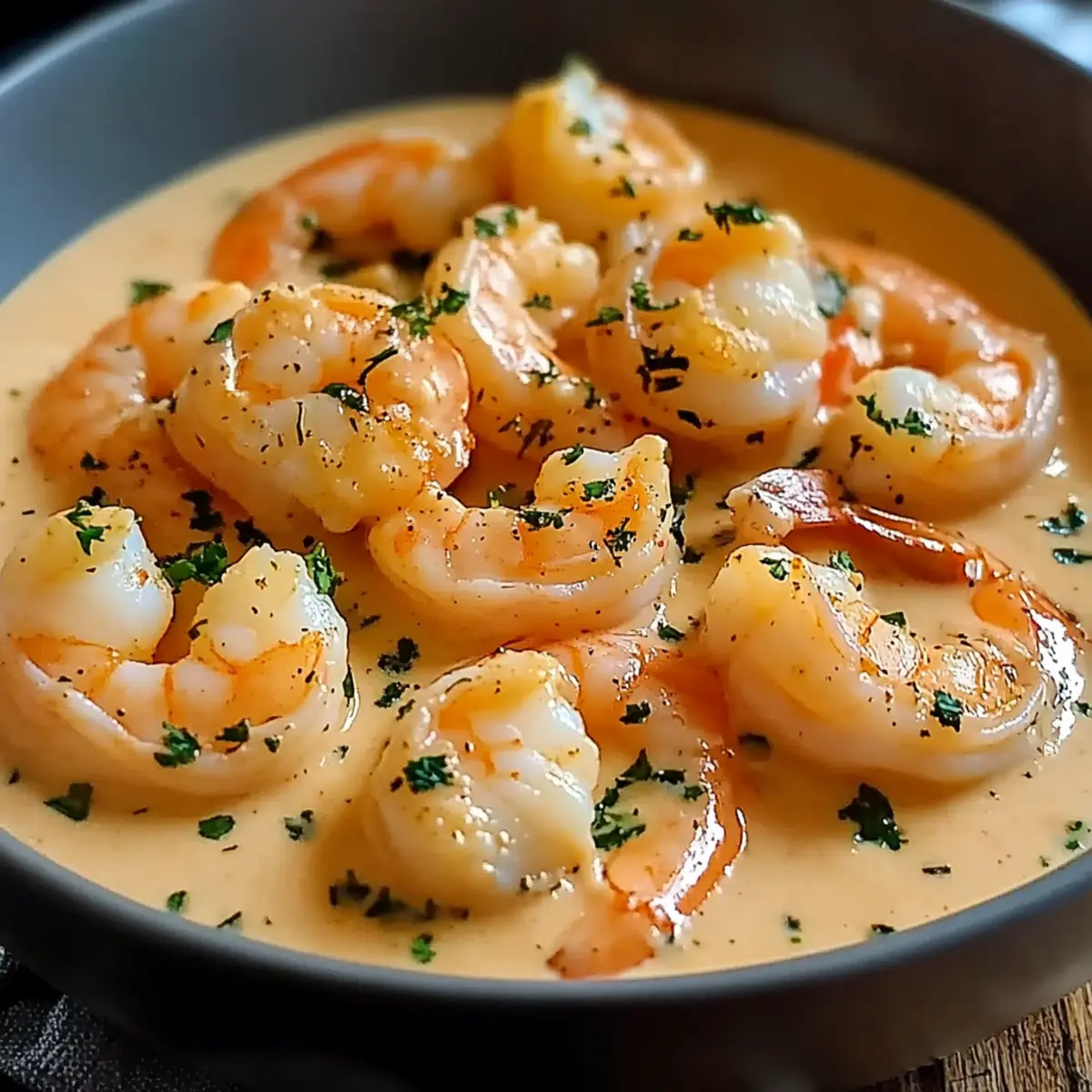 Creamy Shrimp Newburg
