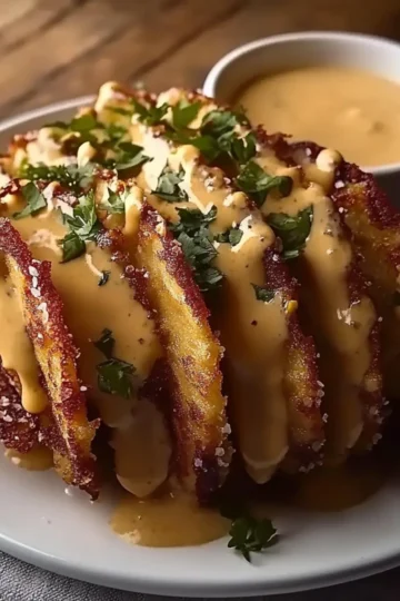 Crispy Chicken Alfredo Tacos