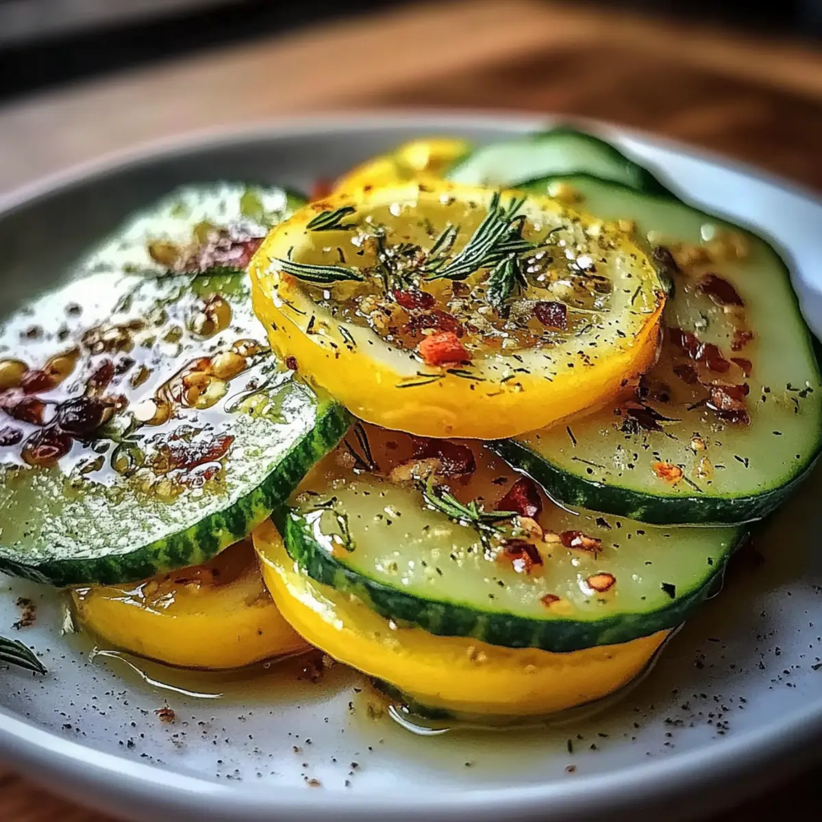 Crispy Cucumber Snack with Tangy Lemon Drizzle