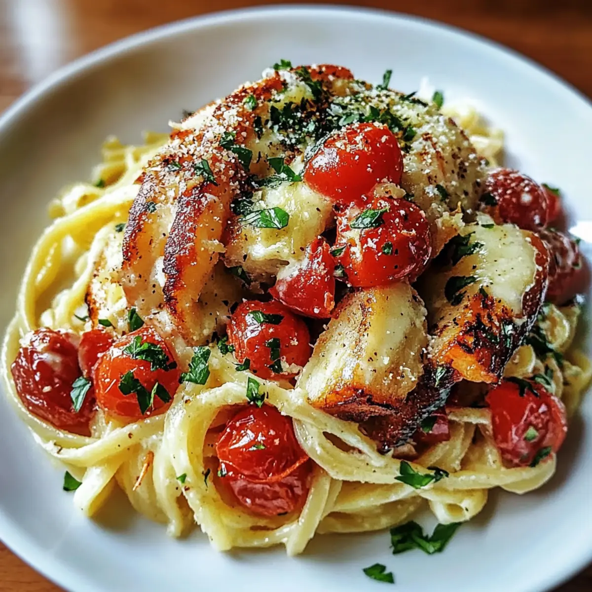 Garlic Butter Lobster Linguine