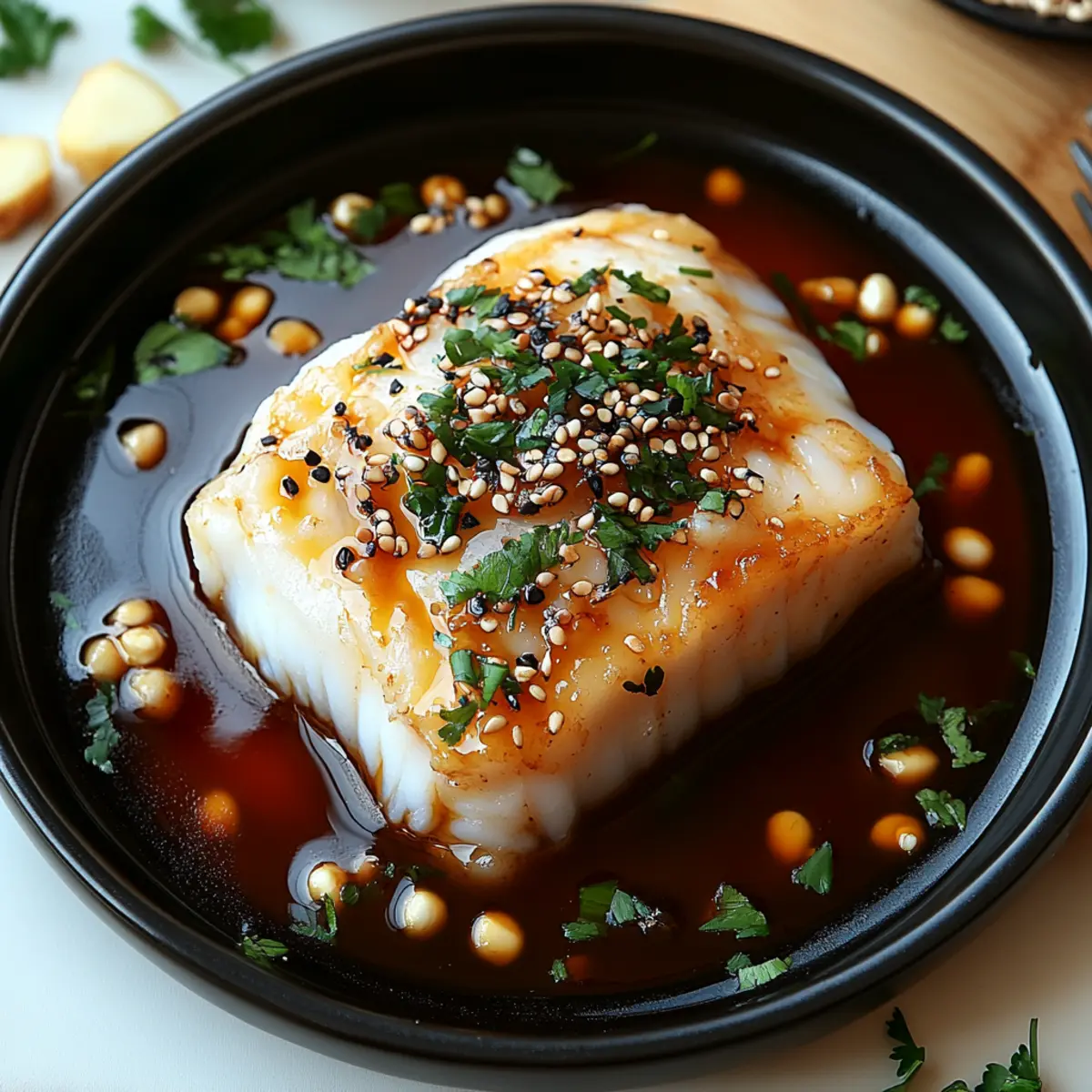 Ginger Soy-Glazed Cod