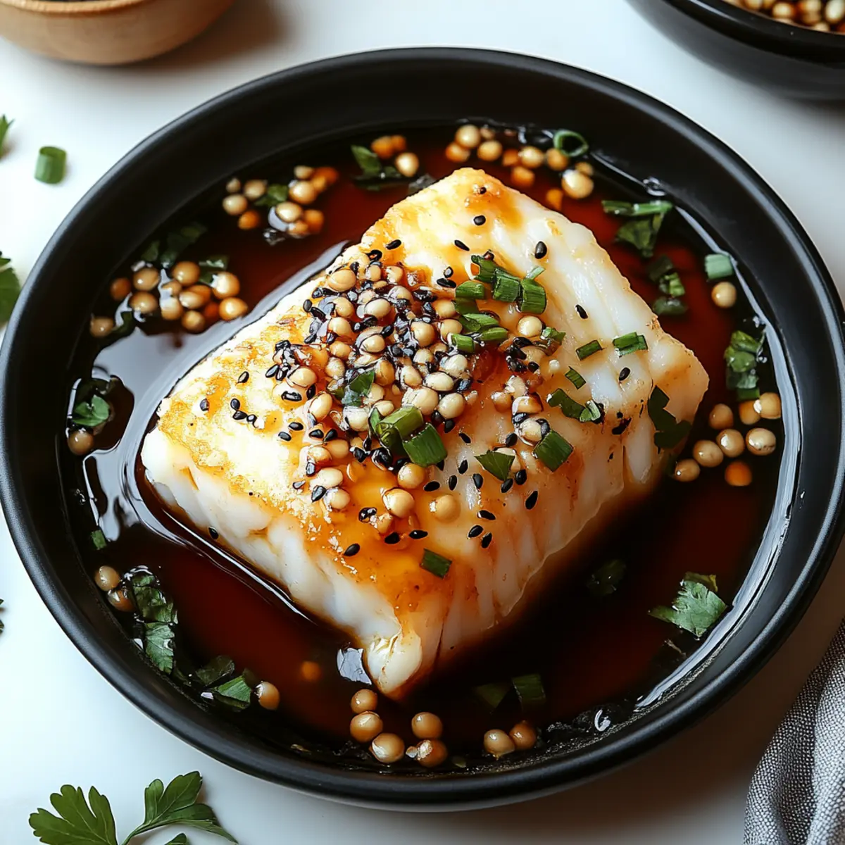 Ginger Soy-Glazed Cod