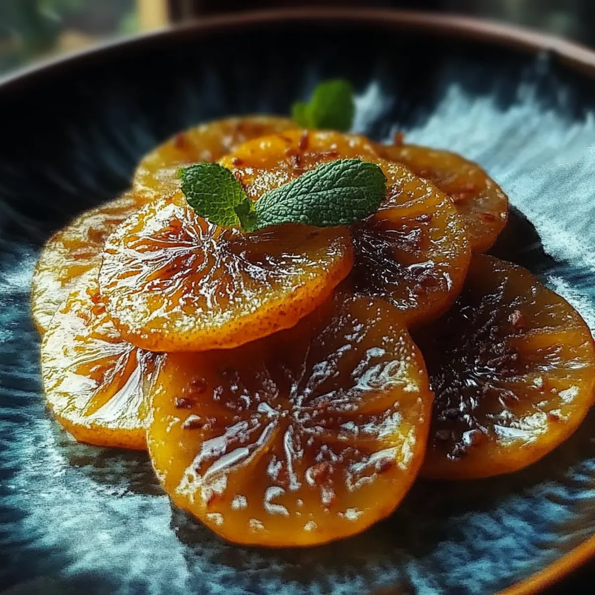 Glazed Candied Oranges