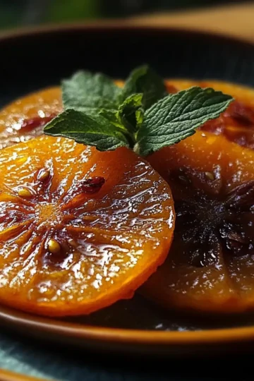 Glazed Candied Oranges