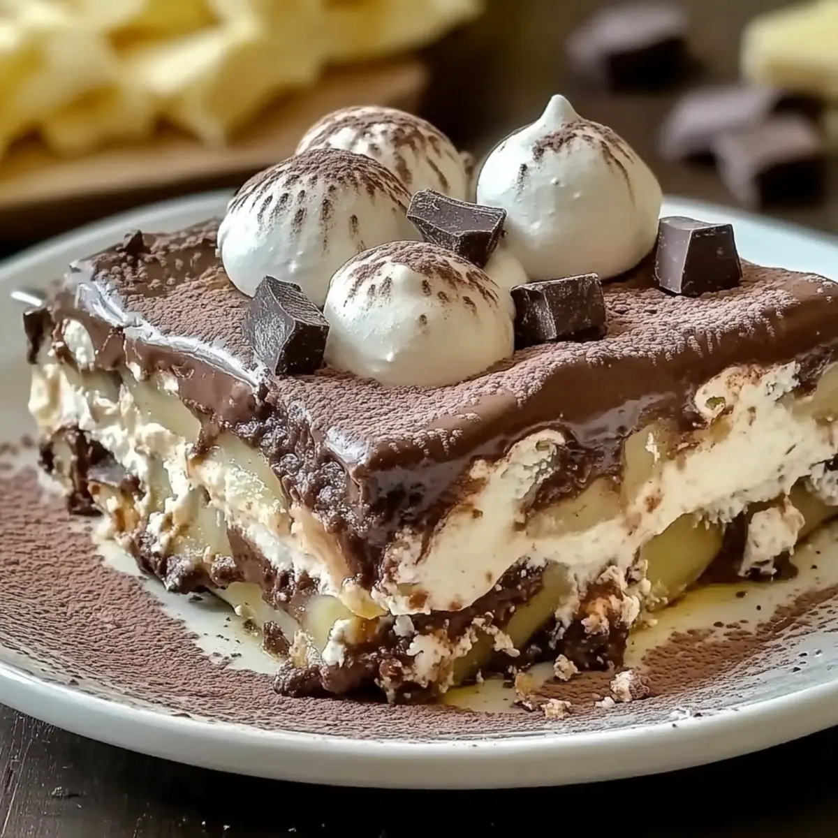 Hot Chocolate Lasagna