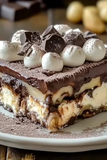 Hot Chocolate Lasagna