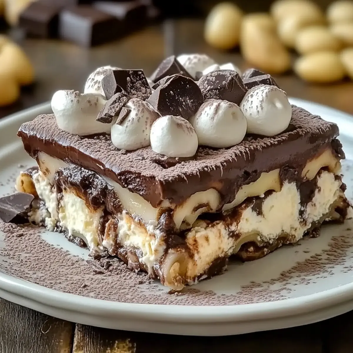 Hot Chocolate Lasagna