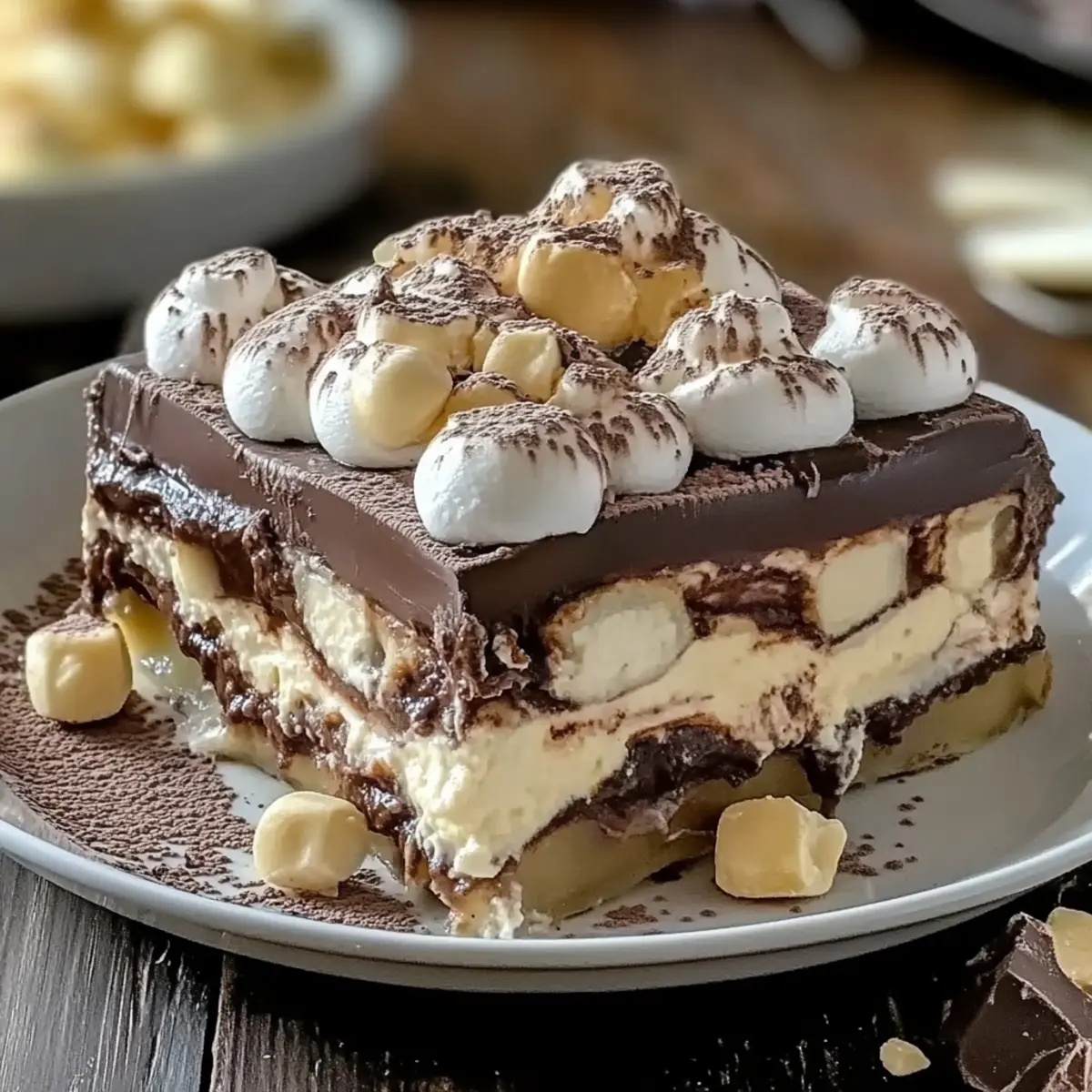 Hot Chocolate Lasagna