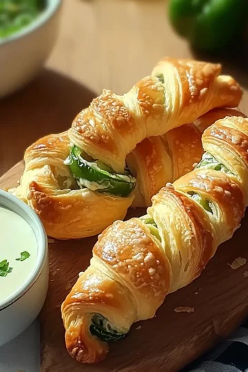 Jalapeños Popper Puff Pastry Twists