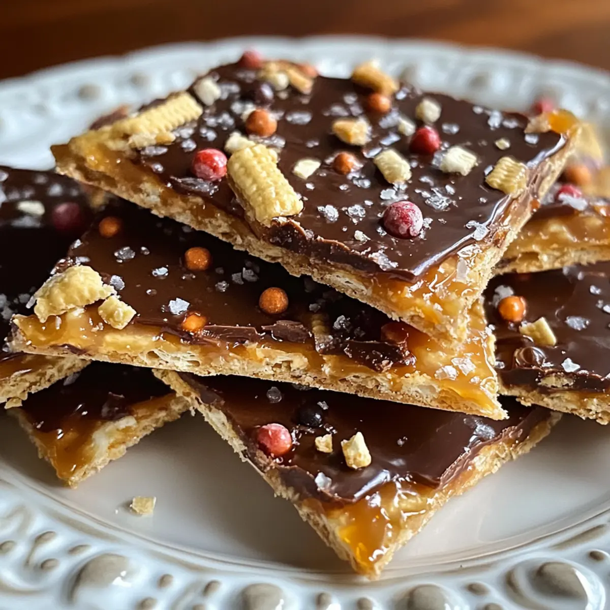 Keto Christmas Saltine Toffee
