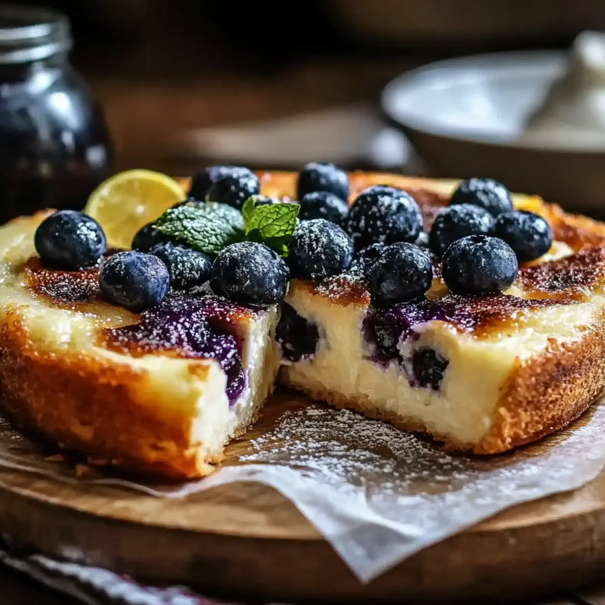 Lemon Blueberry Breakfast Bake